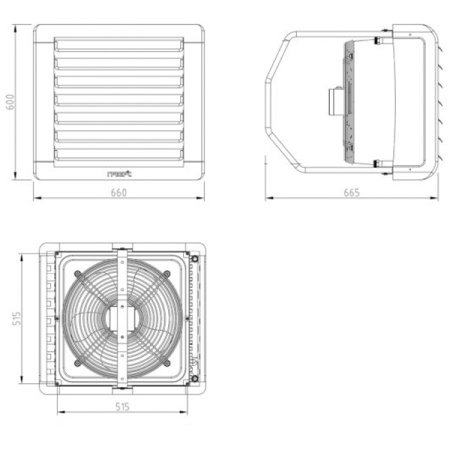 Водяной тепловентилятор Греерс ВС-2340 С